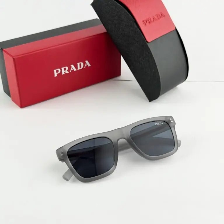  Prada Style Square Frame Sunglasses